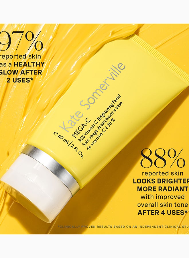Kate Somerville Mega C 30% Vitamin C Serum – Brightening & Anti-Aging Facial Treatment - Image 3